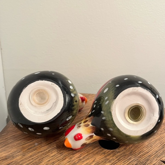 Chicken and rooster salt and pepper Chicken Figurines Farmhouse Decor - Picture 5 of 7